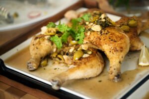 Garlic Butter Apple Chicken